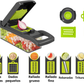 Picadora de Vegetales Multifuncional – Corta, Ralla y Trocea en Segundos